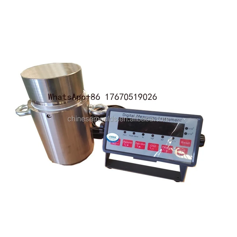 500kn 1000kn 2000kn Compression Load Cell and Indicator Set