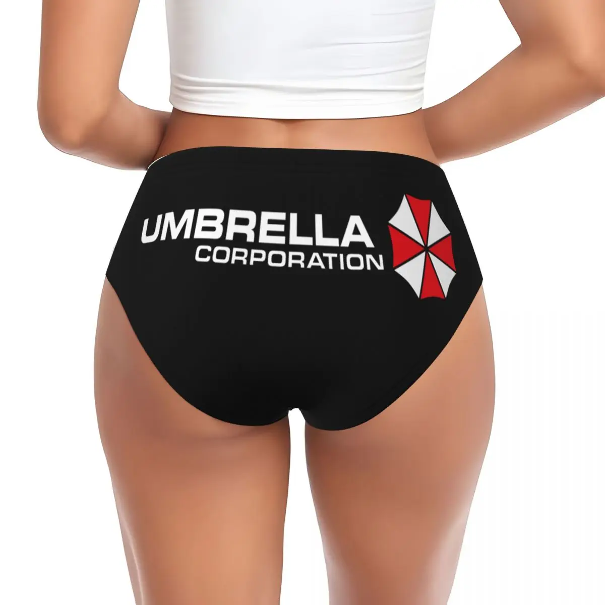 Custom Corps Umbrella Briefs Underwear Women Breathable Stretch Video Game Panties