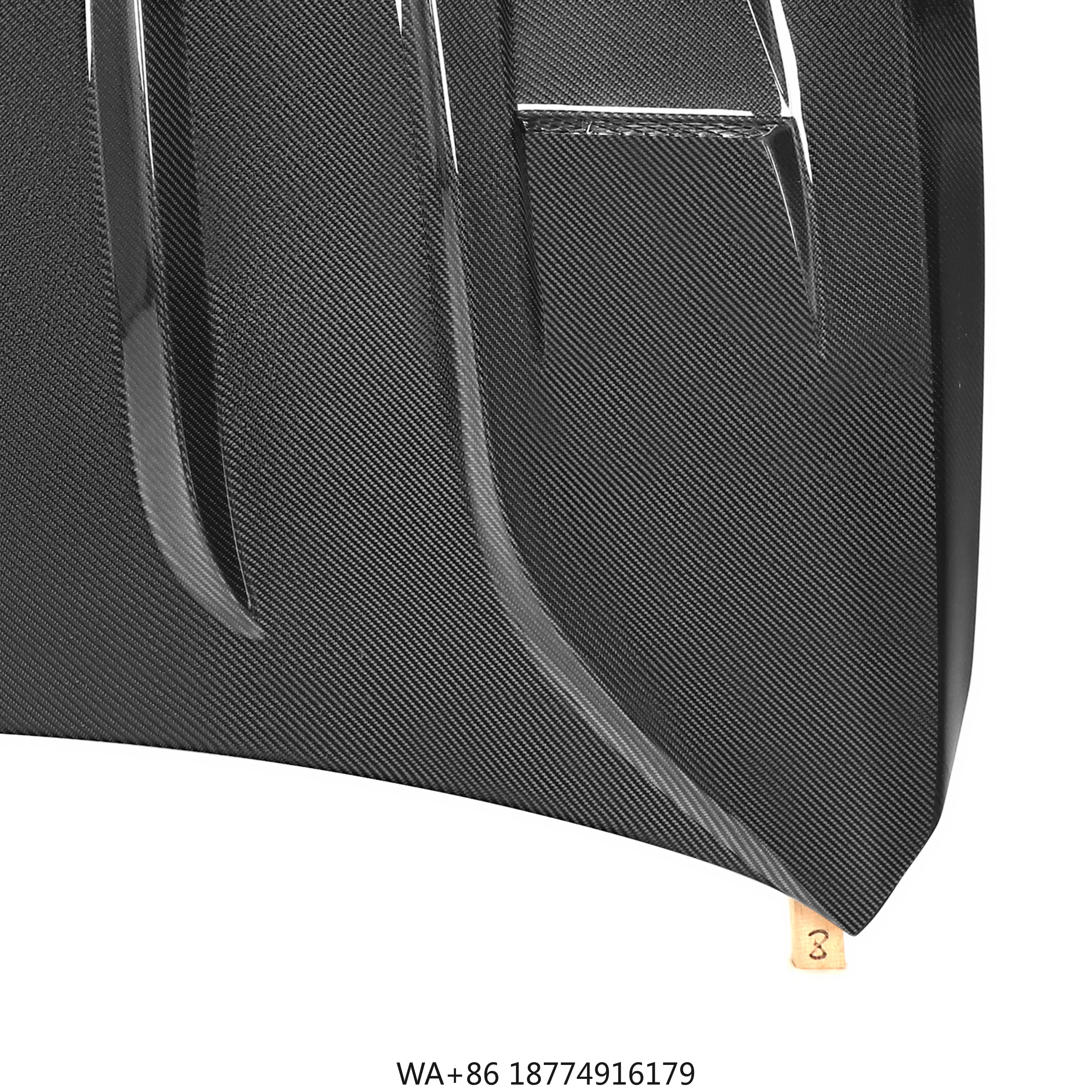 

Передний капот из настоящего углеродного волокна в стиле DA для 2014-2020 Q50/Q50L, передняя крышка капота с подставкой