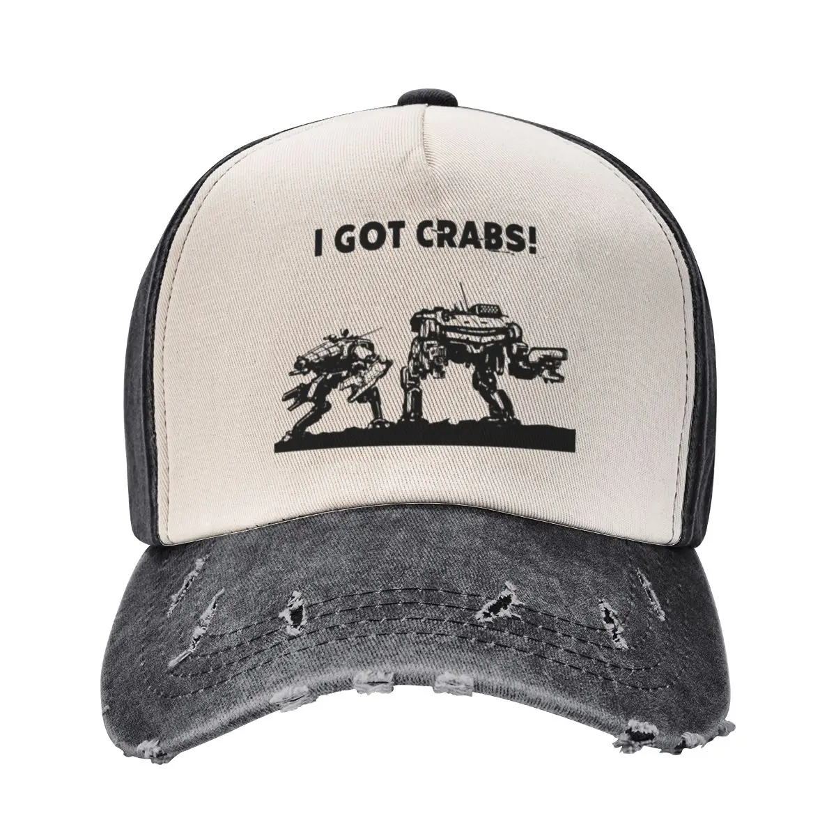 

I got crabs! Baseball Cap Fashion Beach beach hat tea Hat Men Luxury Brand Women's