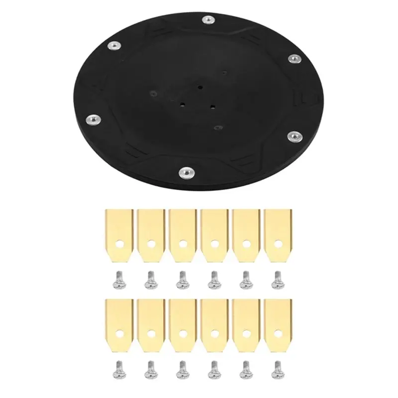 Kit de discos de repuesto de 6 cuchillas B97A para ECOVACS Goat O500, O800, O1200, G1-800, G1-2000, G1 con 12 cuchillas