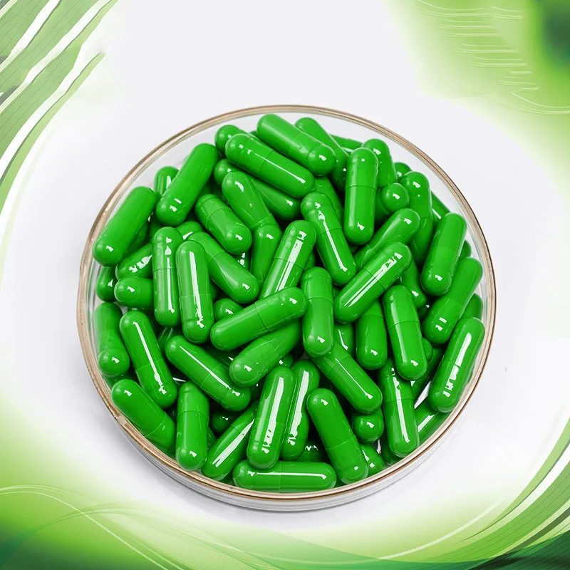 

1000Pcs/Pack Bright Green gelatin empty capsules, hollow gelatin capsules, empty medicine pill capsule ZKH42