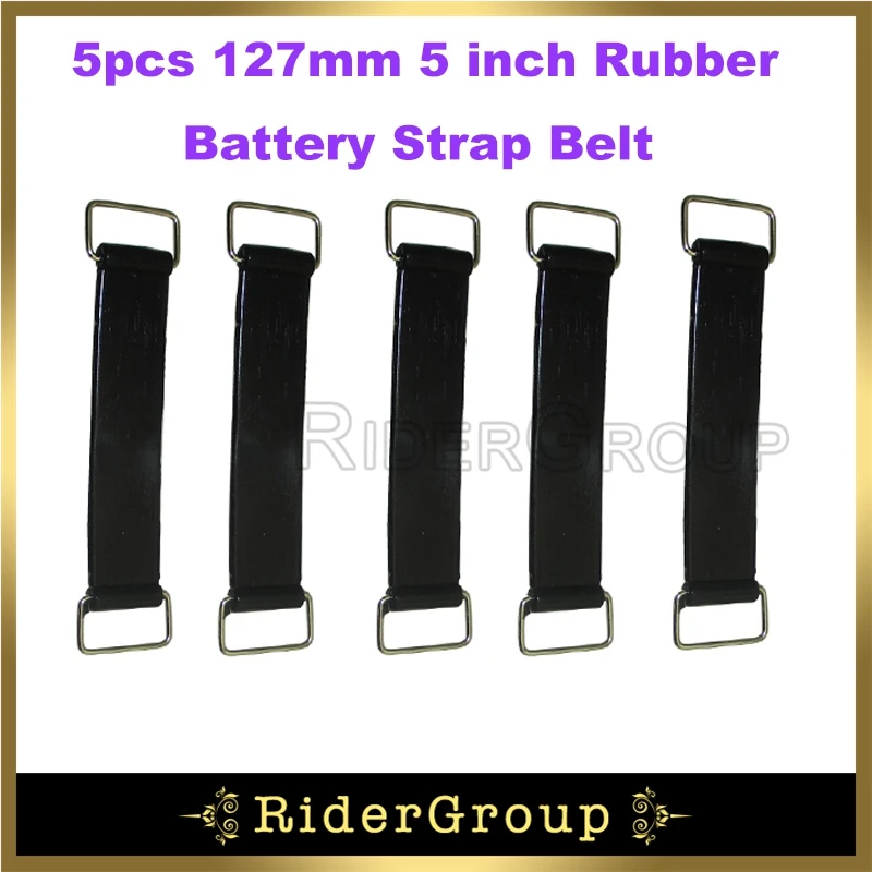 127mm 5 Inch Rubber Battery Strap Belt For ATV Quad Go Kart Pit Dirt Bike Motorcycle Parts