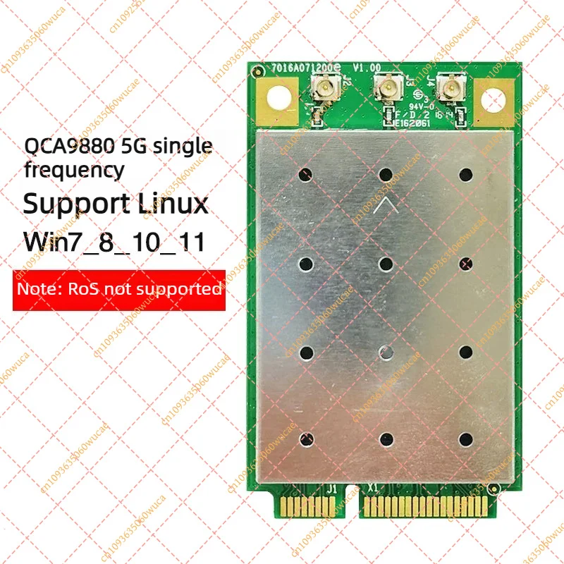 WLE600VX QCA9882 Dual-Band WiFi Module, 2.4G/5GHz Mini PCIe Card for OpenWrt Linux x86