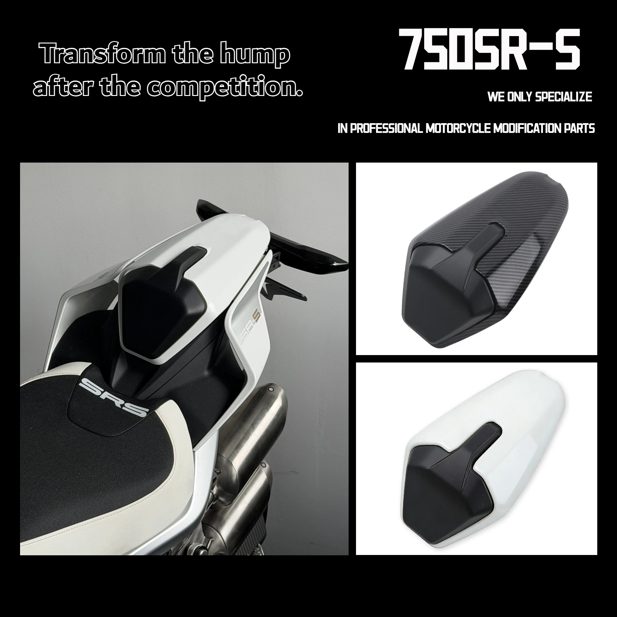 

For CFMOTO 750SR 750SR-S CF MOTO SR750 Motorcycle Parts Official Modification Racing Rear Seat