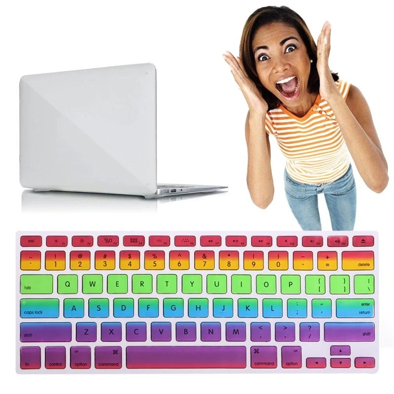 F3KE Silicone Keyboard Cover Skin Protective para 13 "15"