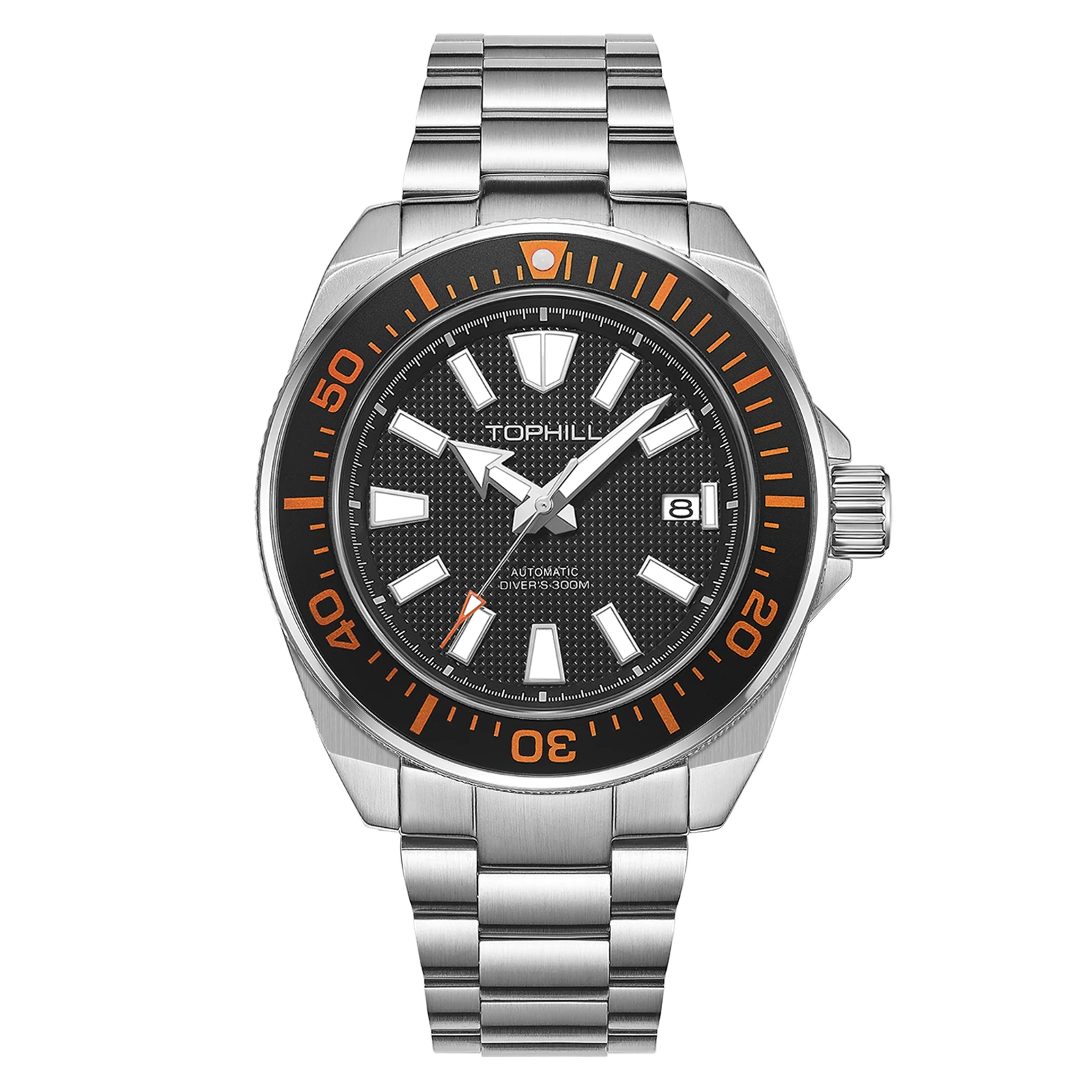 TOPHILL High Quality 300M Waterproof Automatic Diving Watch Men's Mechanical Wristwatch Sapphire Super Luminous Watches for Men image 3