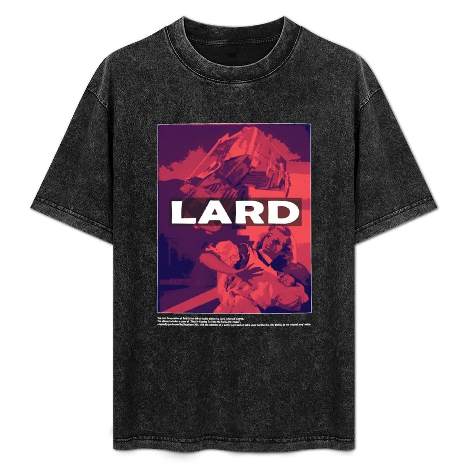 LARD - The Last Temptation of Reid Inspierd Design T-Shirt Casual Fashion Short Sleeve Cotton T-Shirt