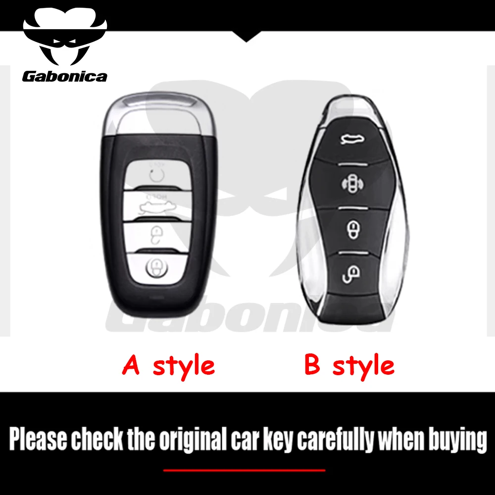 For Hongqi Keychain H5 HS5 H6 H9 HQ9 HS3 Car Remote Key Cover New Zinc Alloy TPU All-Inclusive Protect Case Keychain Accessories