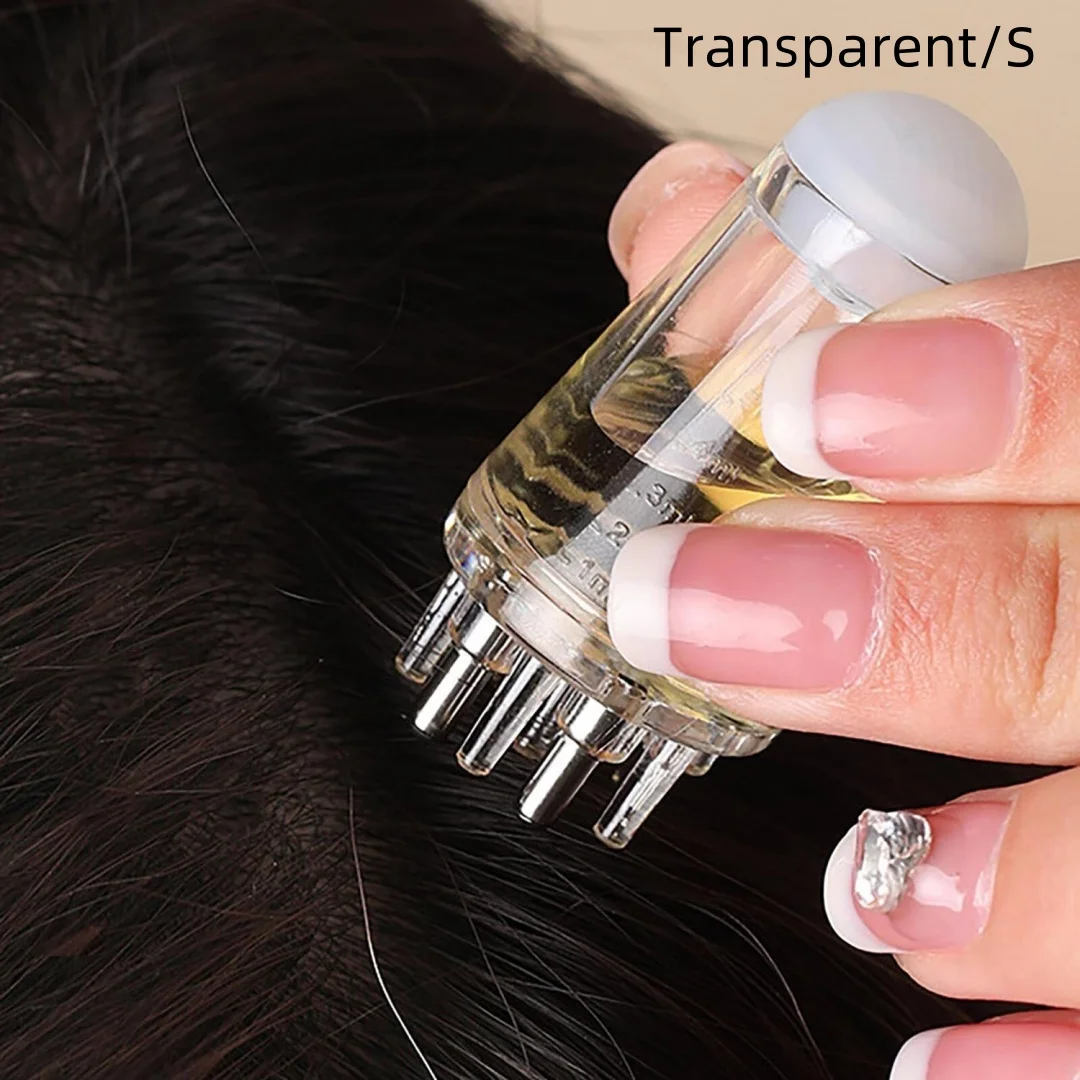 

2 шт., расческа-аппликатор для кожи головы для роста волос, массажер для кожи головы, расческа для корней волос, аппликатор, бутылка для лечения эфирного масла