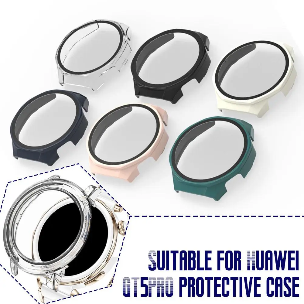 1PC Shell-film Integrated Watch Case For Huawei GT 5 Pro 42MM/46MM R0Z6