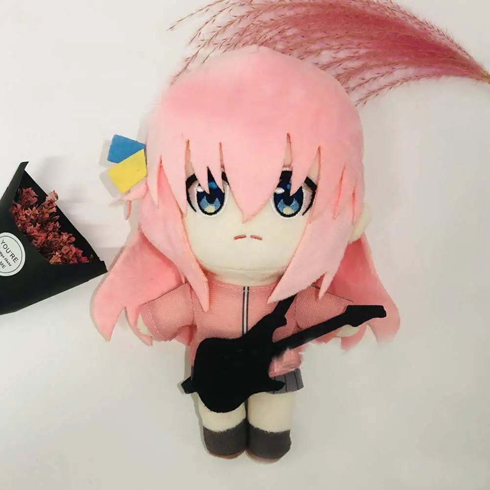 Anime bocchi a rocha hitori gotou cosplay brinquedos de pelúcia dos desenhos animados bonecas de pelúcia macio halloween mascote aniversário presentes de natal 20cm