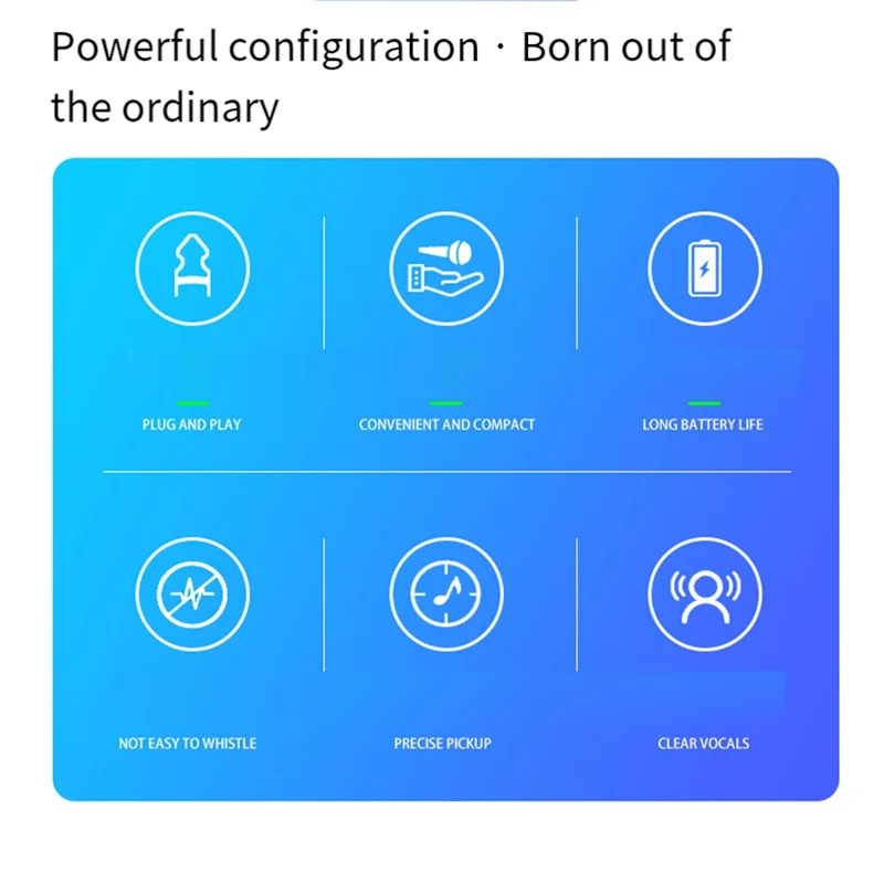 

Wireless Microphone Receiver Audio Singing Performance Professional Handheld Karaoke Microphone-AU47