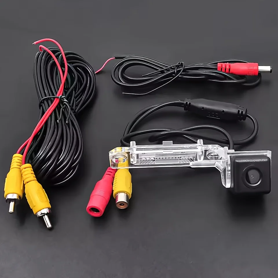 كاميرا احتياطية عالية الدقة لسيارة Volkswagen Caddy Caravelle Multivan 03-15، مساعدة وقوف السيارات مع مصدر الطاقة، ملحقات سلامة المركبات #5