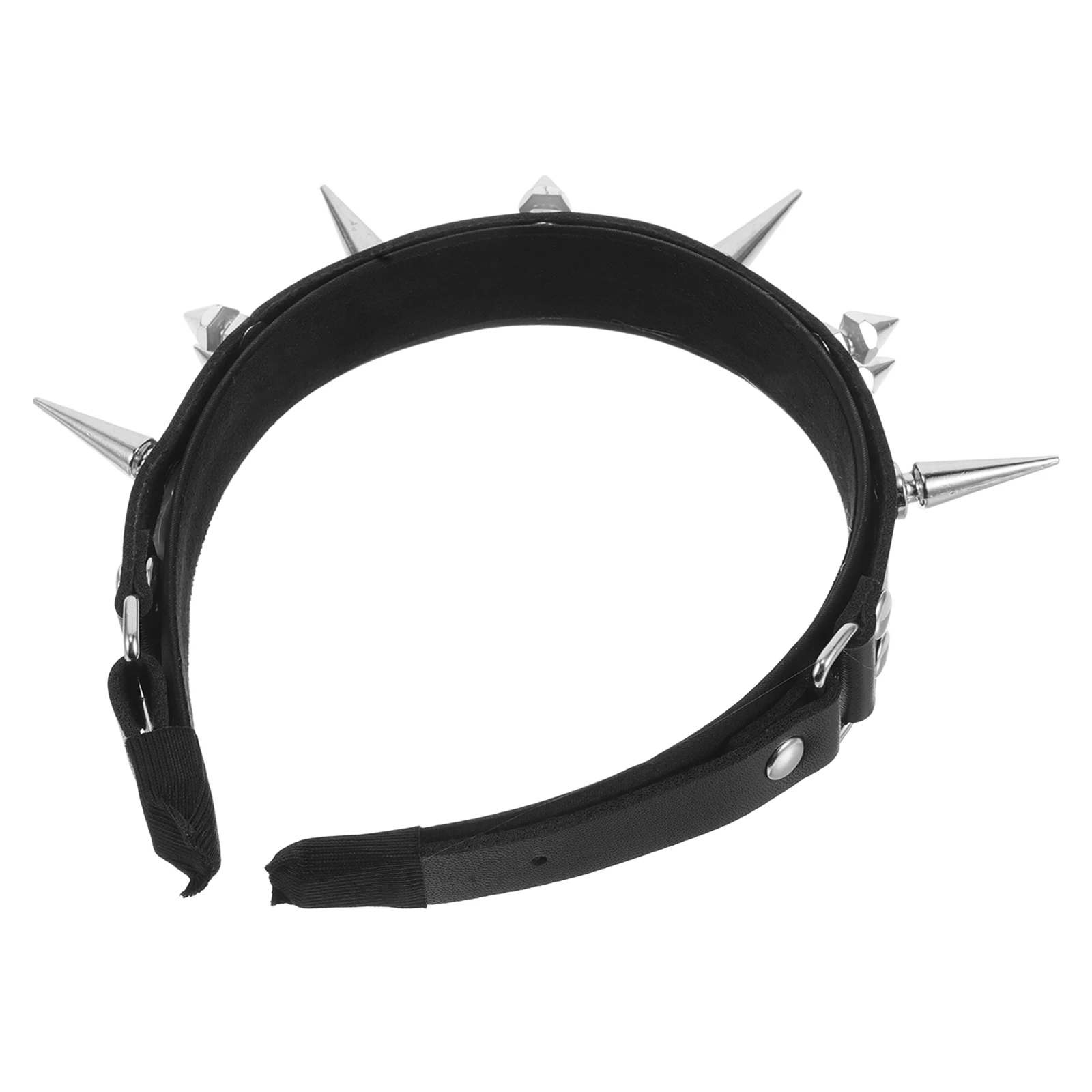 

Rivet Headb Gothic Punk Gothic Tiaras Spiky Headpiece Accessories Black B Steampunk Tiaras Women