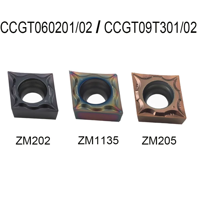 

CCGT060201-DF/CCGT060202-DF/CCGT09T301-DF/CCGT09T302-DF Indexable carbide Turning insert External Turning Tool Carbide insert