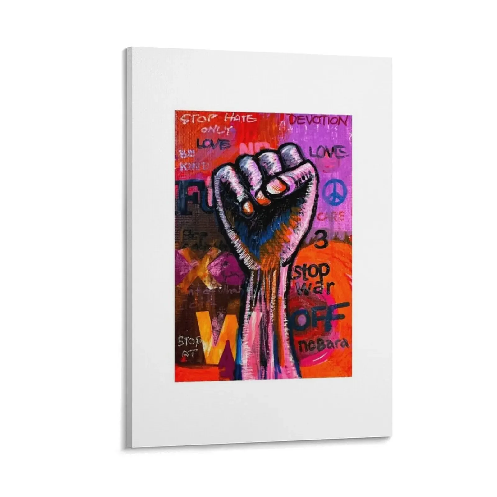 

STOP OPPRESSION Canvas Painting room decoration nordic home decor Decoration home wallpapers home decor