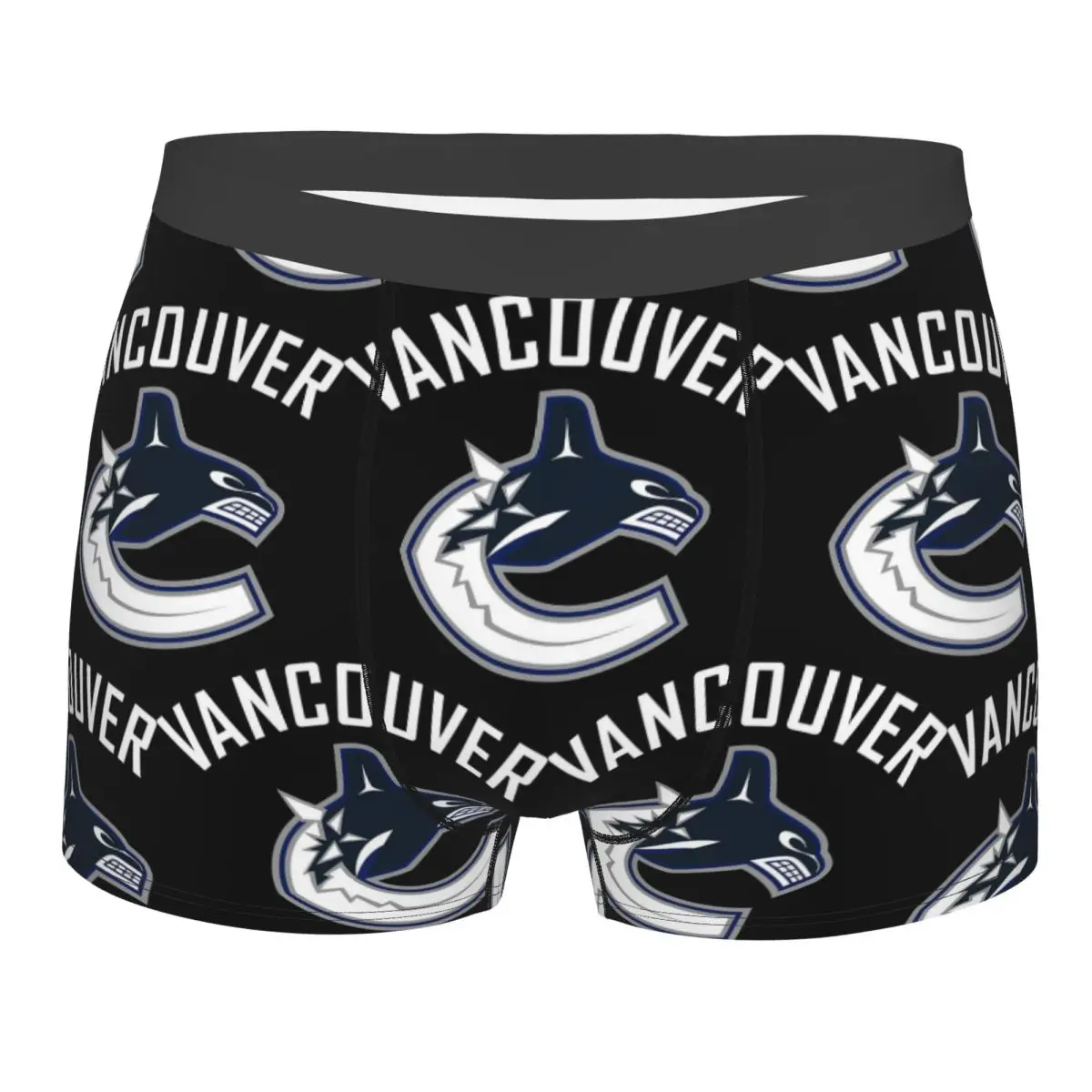 Boxer Underpants Shorts Vancouver Hockey Canucks Essential Active Panties Male Ventilate Underwear for Homme Man Boyfriend Gift