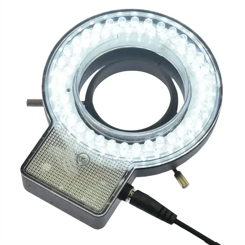 72LED مع محول 110 فولت-220 فولت 4 أقسام ملحقات التحكم تلسكوبيو مجهر مصباح ليد أدوات مجهر محوري TVE
