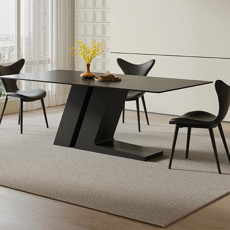 

Modern simple Black dining table Organizer Nordic Kitchen Entryway Coffee Tables Computer Balcony Mesa mesa home furniture