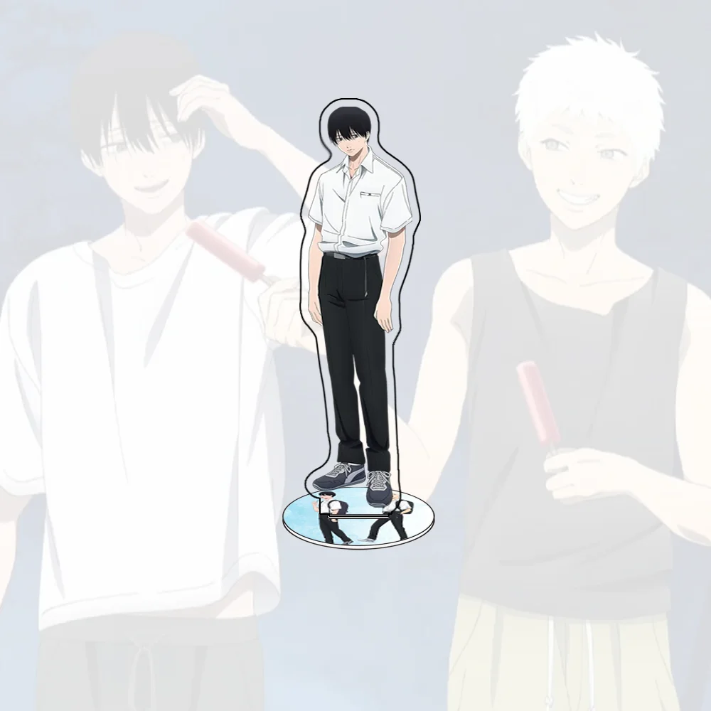 Anime The Summer Hikaru Died 15CM Hikaru Yoshiki Tanaka Acrylic Stand keychain Figure key chain Cartoon model desktop decoration