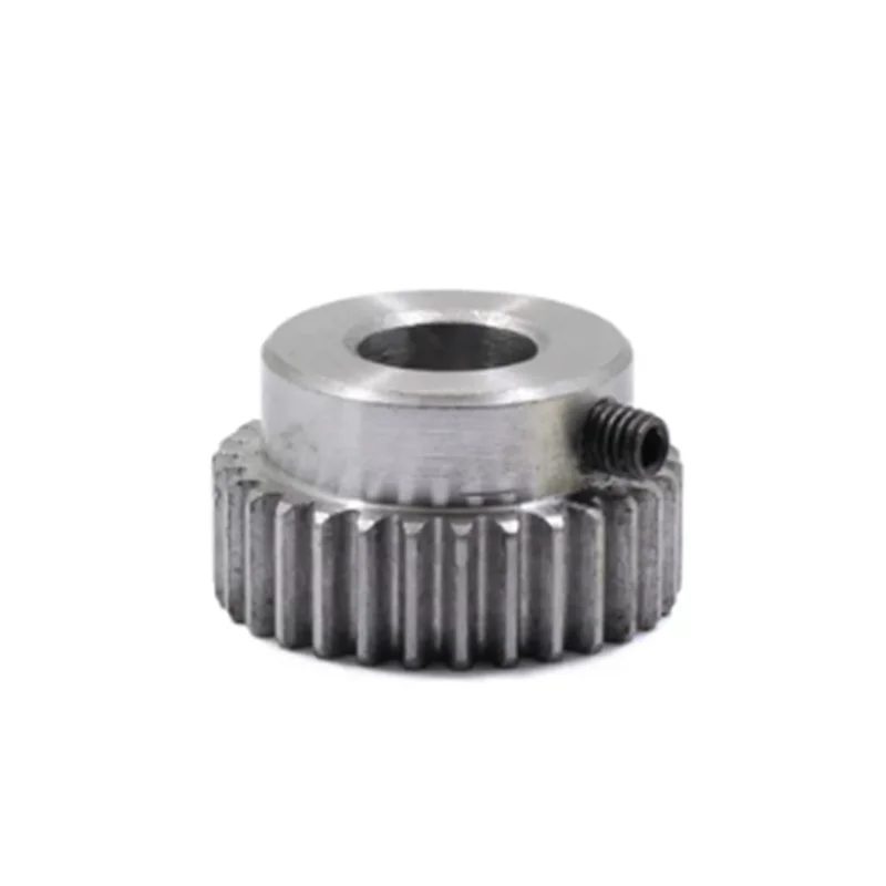 2M12T Spur Gear Optional Bore 8 10mm Low Profile 45# Steel Forged High Strength Metal Gear Suitable For Motor Transmission