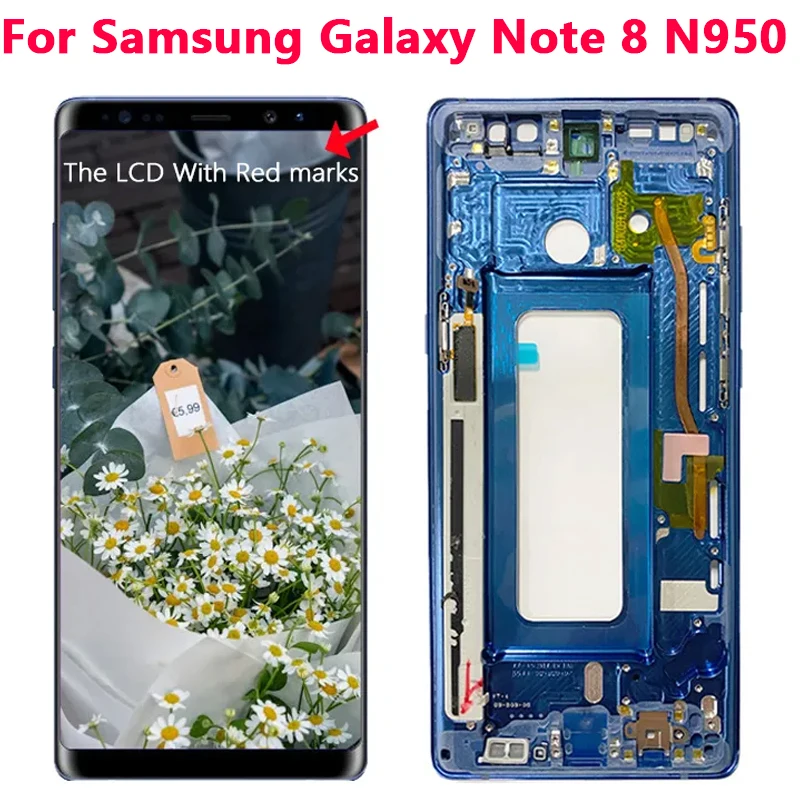 شاشة LCD N950 لجهاز Samsung Galaxy Note 8: تقييم شامل ونصائح عملية لاستبدال الشاشة بجودة عالية