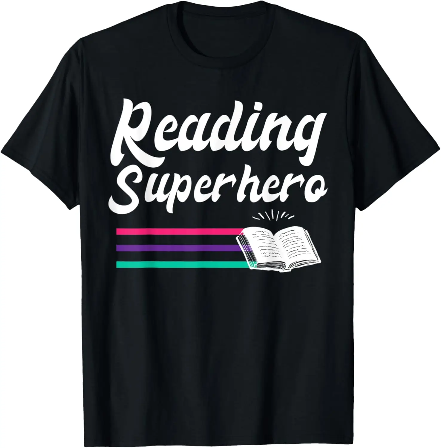 

Kids Reading Superhero Reading Teacher Gift T-Shirt