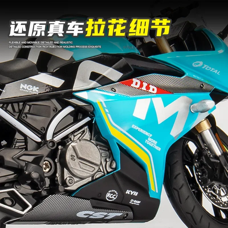 1:12 Spring Breeze CF 250SR Diecast Motorcycle Model Toy Replica With Sound & Light birthday  christmas gift Collection bike