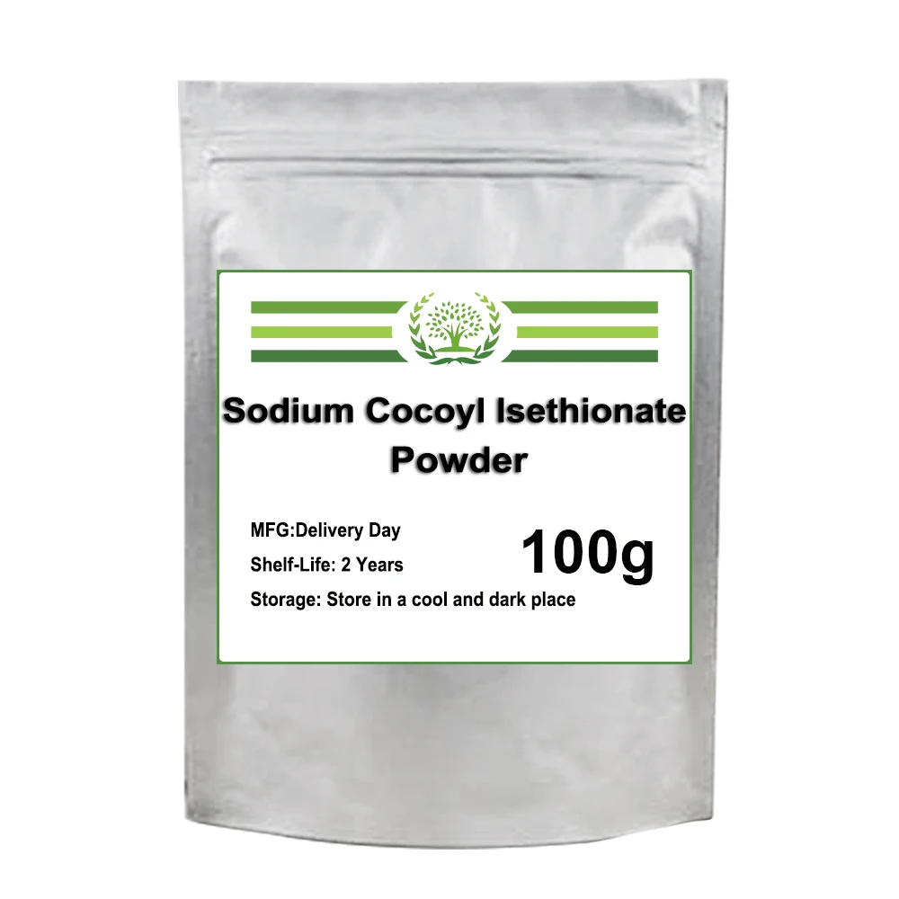 

50g-1000g Sodium Cocoyl Isethionate Powder SCI 85 Soap, Shower Gel Facial Wash Raw Material Surfactant