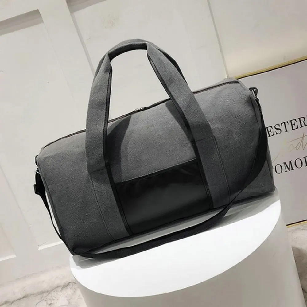 New Men's Travel Bag Large Capacity Short-distance Luggage Bag Ladies Fitness Bag Canvas Portable Travel Bag Handbags Women Bags