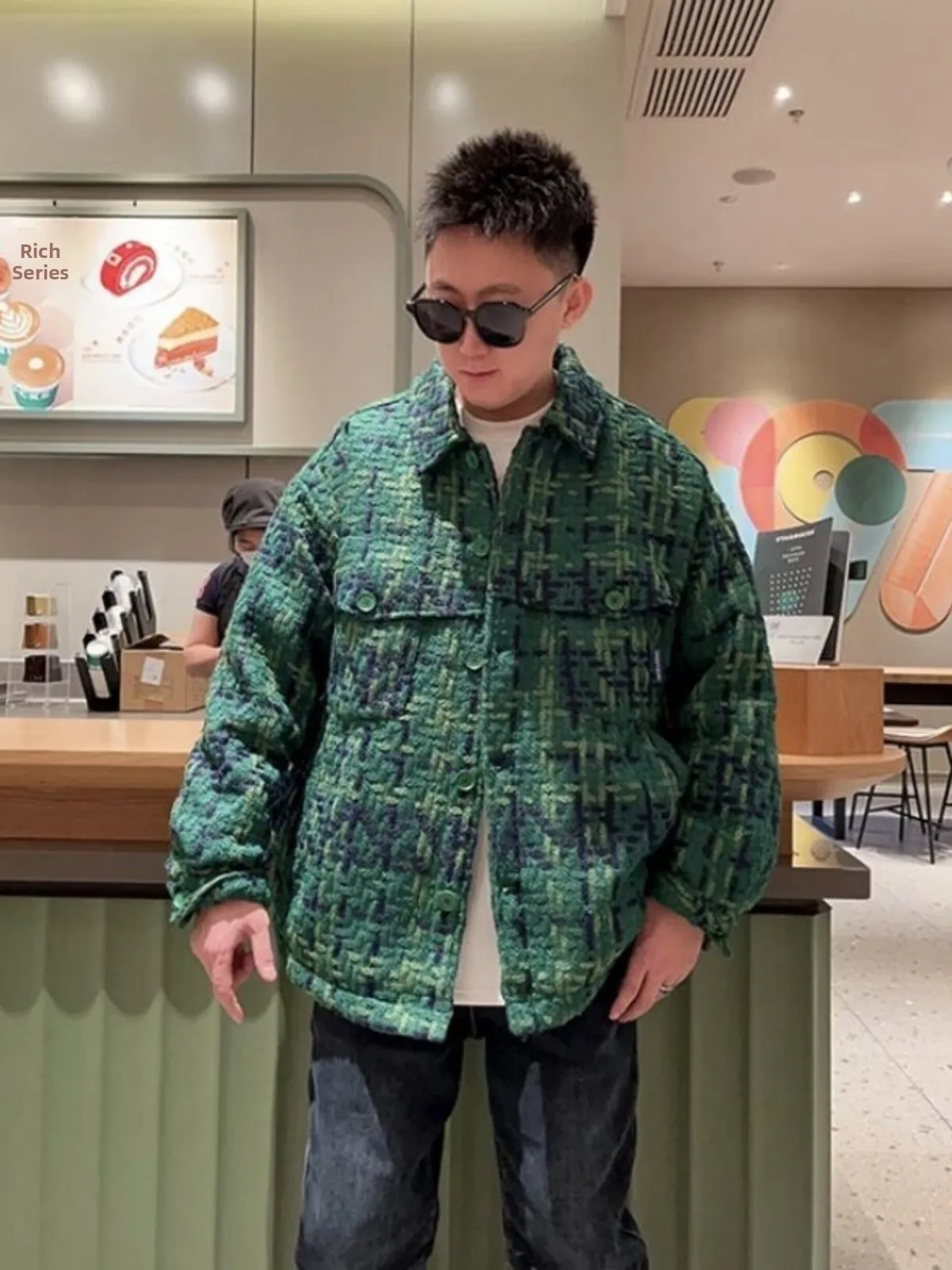 

Зимнее мужское хлопковое пальто Thiened, теплое модное пальто с воротником-стойкой, молодежное универсальное удобное пальто на фланелевой подкладке