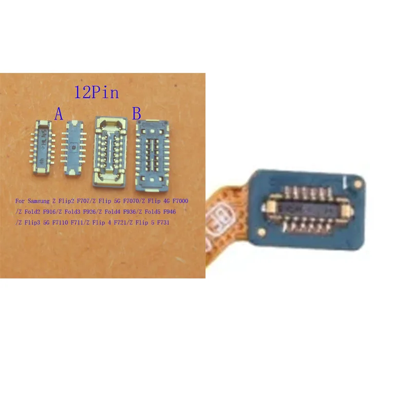 2-20Pcs Touch ID Fingerprint Home Button FPC Connector Plug For Samsung Galaxy Z Fold 2 5 Flip 3 4 F711 F721 F731 F916 F926 F936