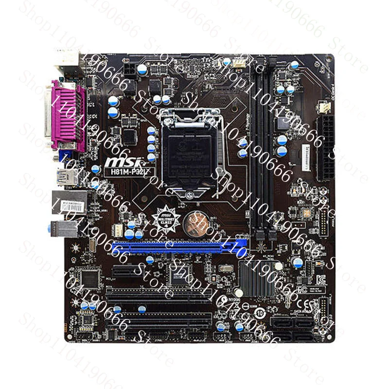 

For MSI H81M P32L motherboard H81 LGA1150 2*DDR3 16G M-ATX Tested ok XYG