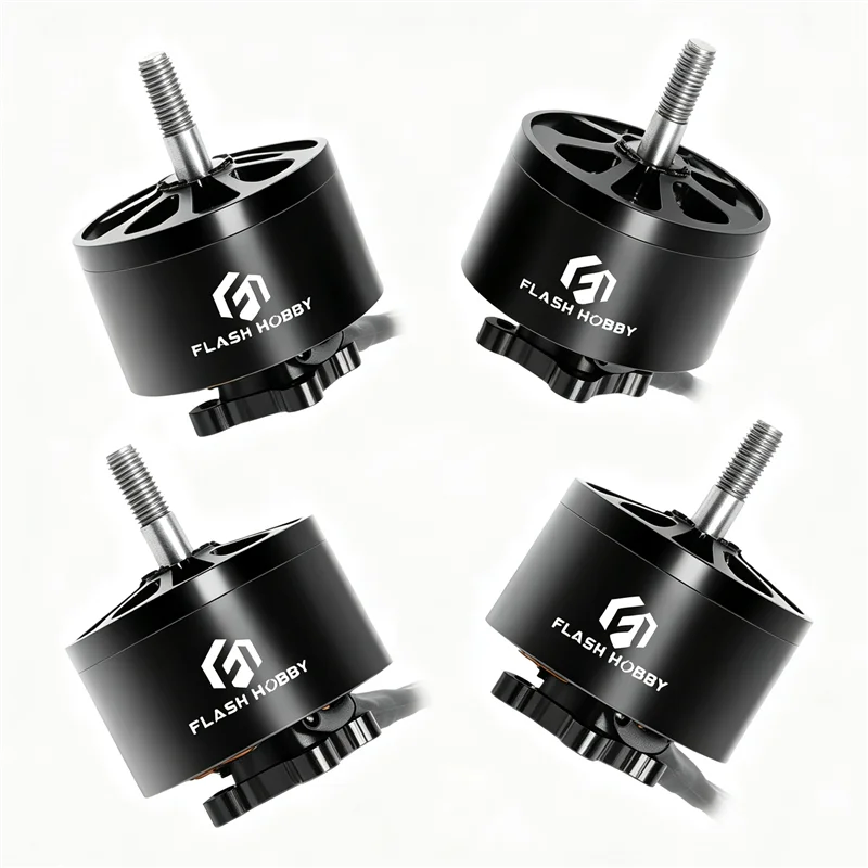 FLASH HOBBY A3115 900KV Brushless Motor, 4PCS Pack, 6S Lipo Compatible Power Motor for FPV Long Range Quad Multirotor