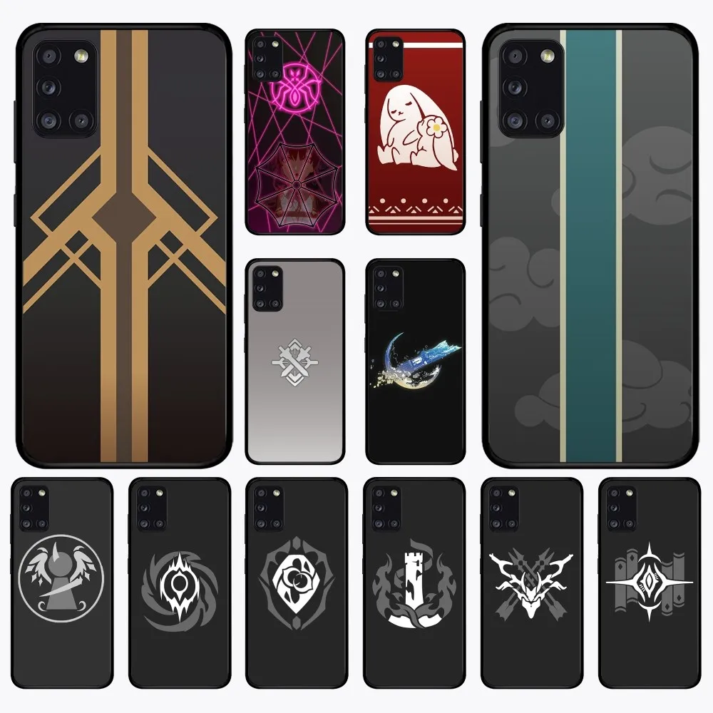 

H-Honkai S-Star R-Rail Proprietary Roles Logo Phone Case For Samsung A 13 20 21 22 30 31 32 40 51 52 53 70 71 72 73 91 13 Shell