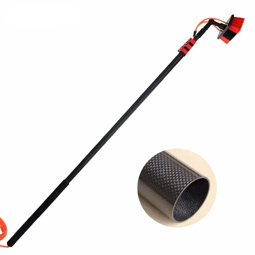 

10 meters window cleaning poles water fed brush clean extend telescopic rods manufacturers Hot sales