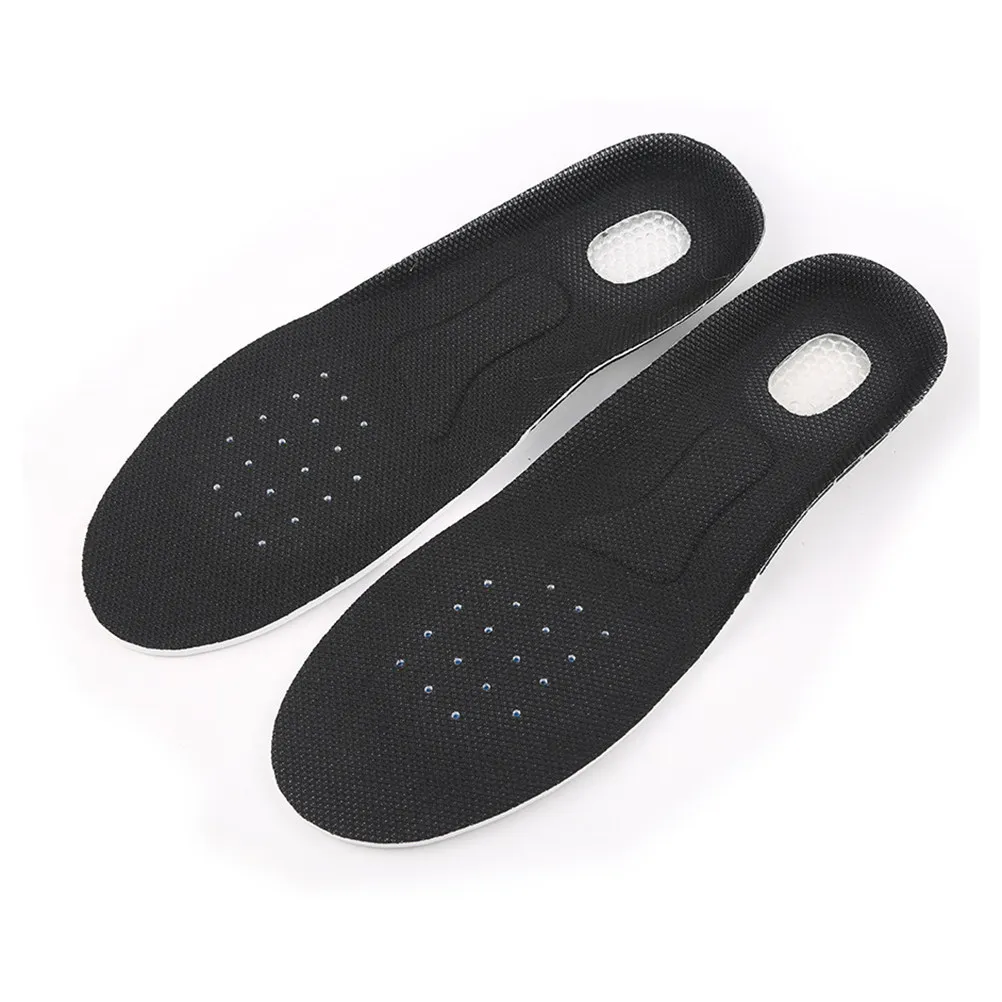 Thick Soft Comfortable Gel Arch Support Insoles Unisex Sports Shoe Pads Breathable Sweat Absorbing Shock Absorption Size 40 to