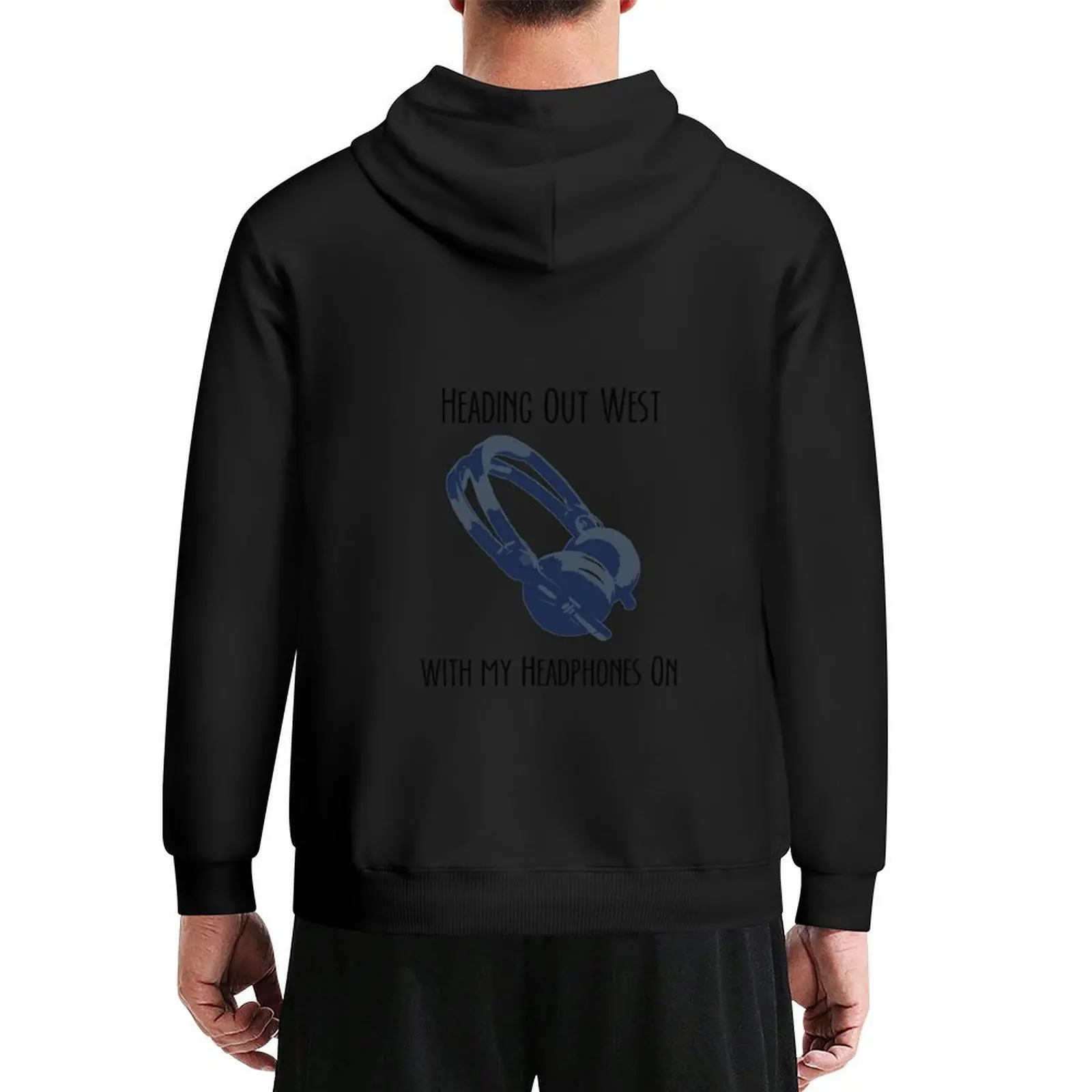 

John Mayer Heading Out West With My Headphones On- Queen of California Hoodie korean style clothes blouse men's hoodies