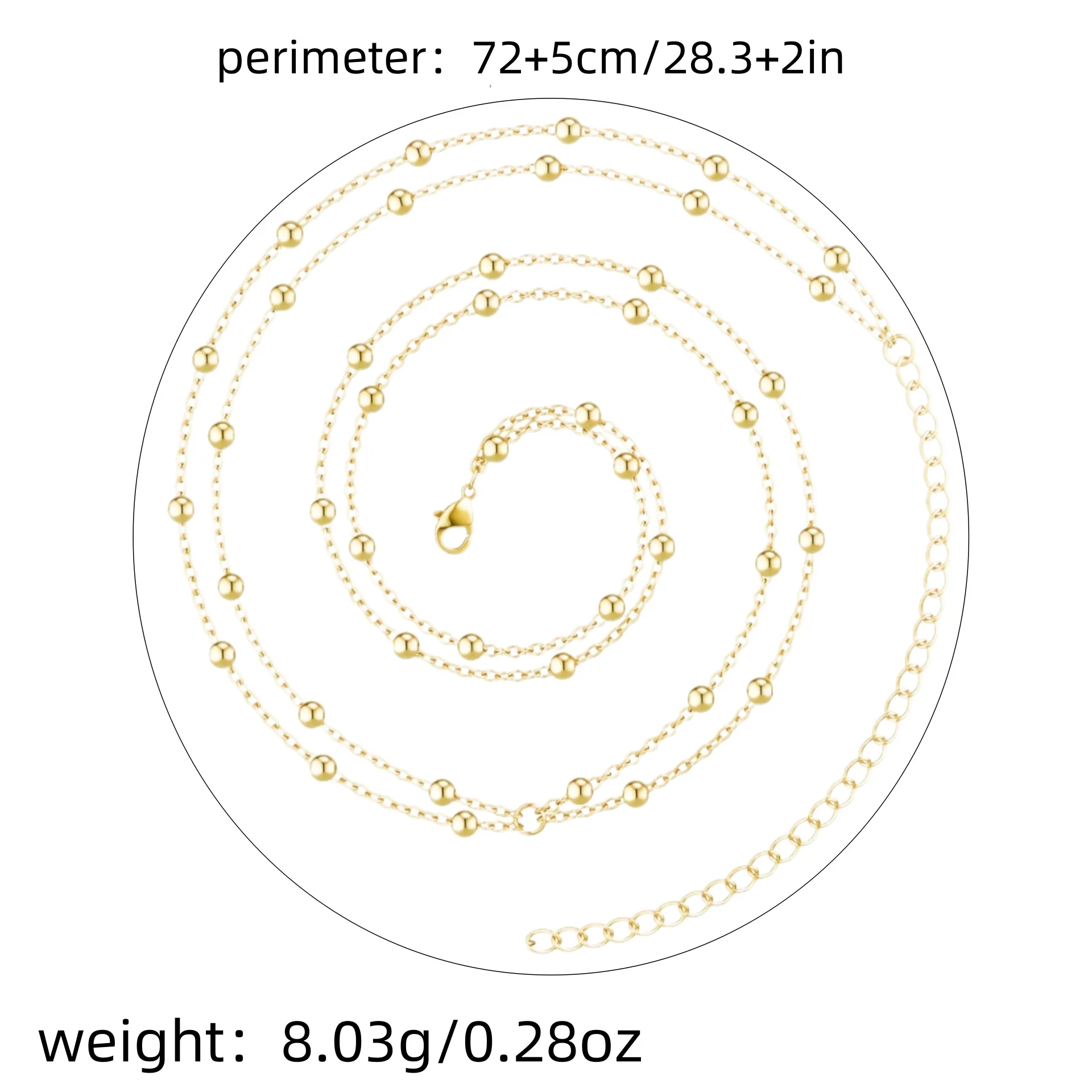 قطعة واحدة من سلسلة الخصر النسائية المثيرة والعصرية ذات الطبقات المناسبة للحفلات والتجمعات والعطلات على الشاطئ #6