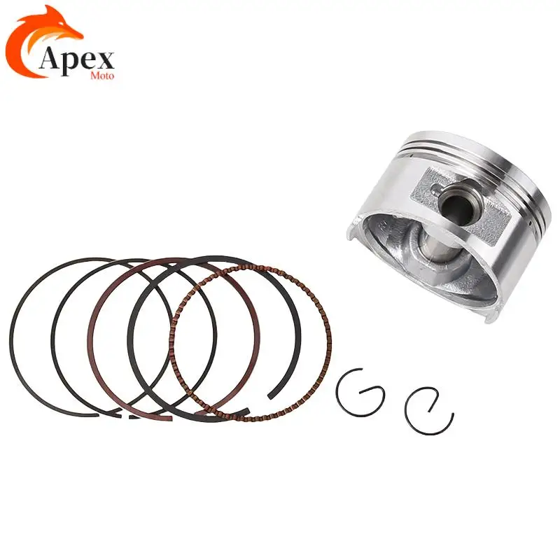 Motorcycle Scooter Engine Piston Ring Piston Pin Sleeve Assembly GY6-150cc Engine Piston