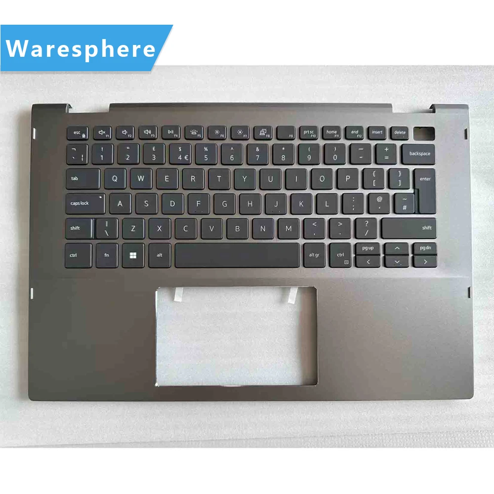 

New Original Top Cover Upper Case Palmrest for DELL Inspiron 5400 2-in-1 With UK Backlit Keyboard 0X46H3 0G9M02 Laptop