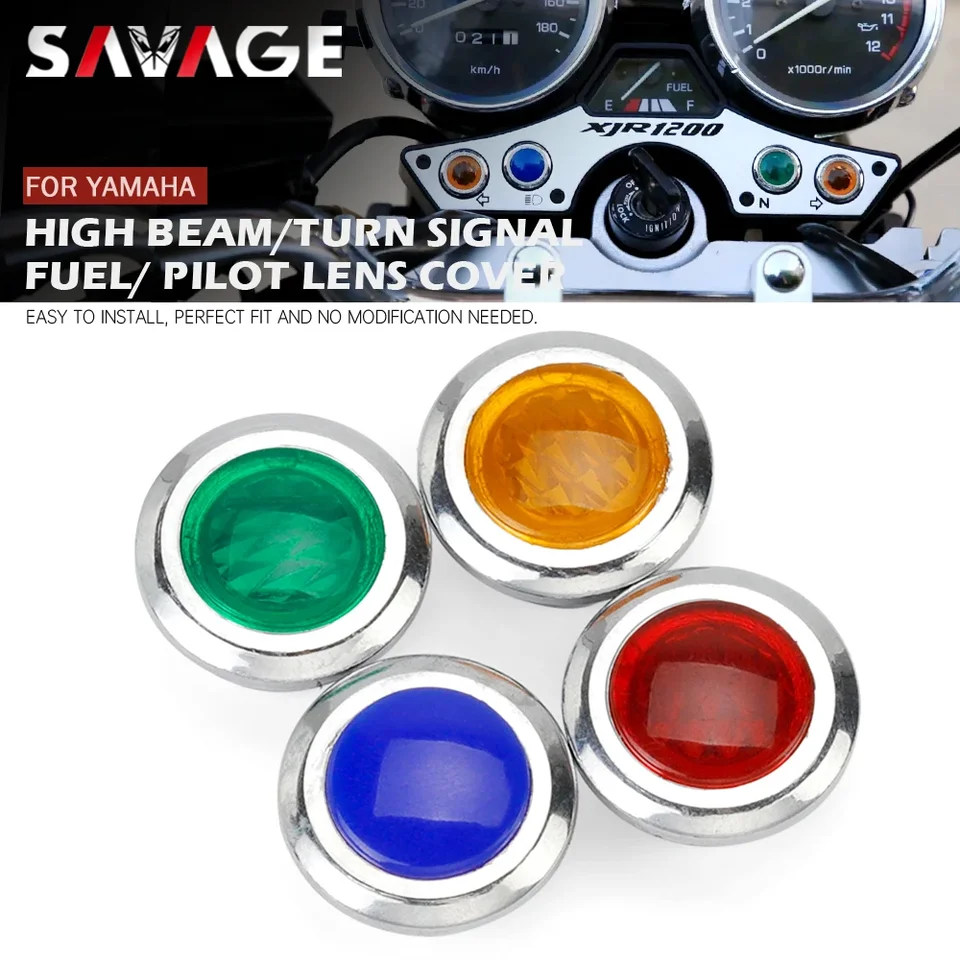 Red/Yellow Turn Signal Lens Cover for Yamaha XJR1200SP 1300SP