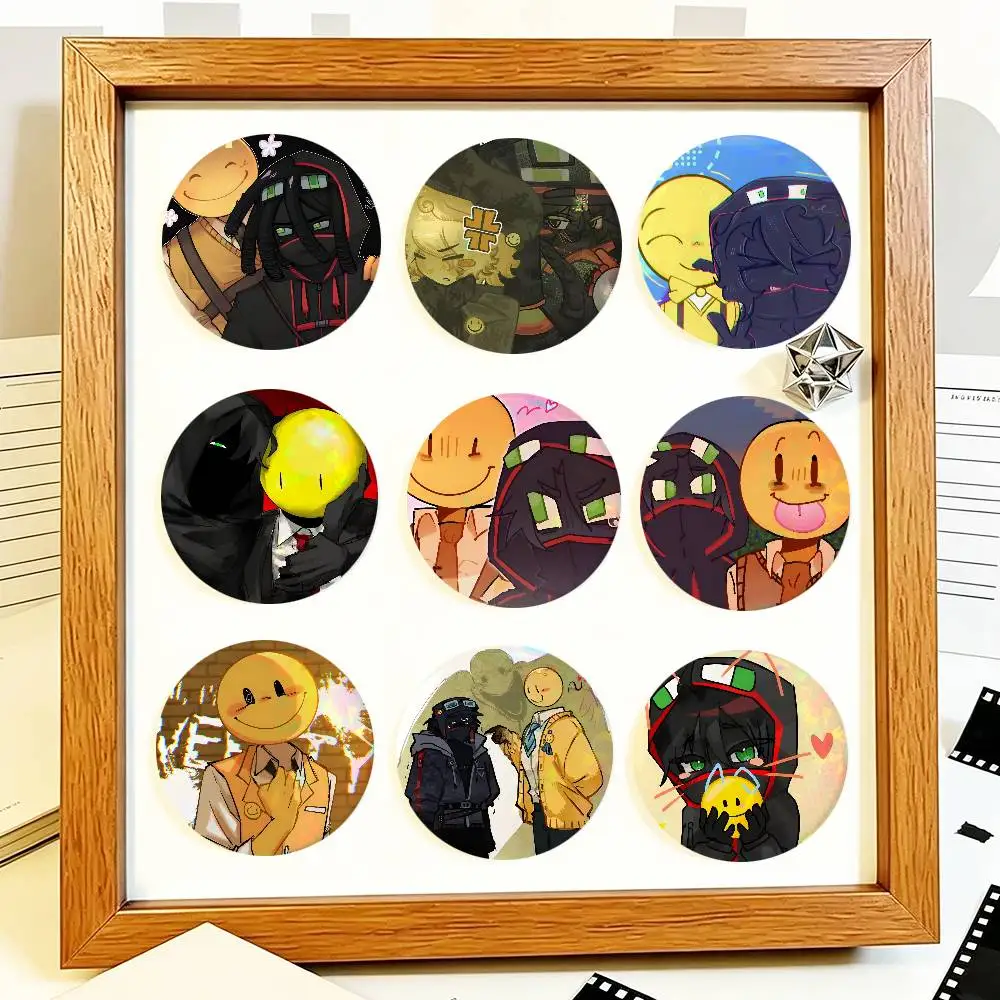 Game Verity X Thatmob Round Badge Lapel Pin Backpack Clothing Jewelry Accessories Gift Brooch