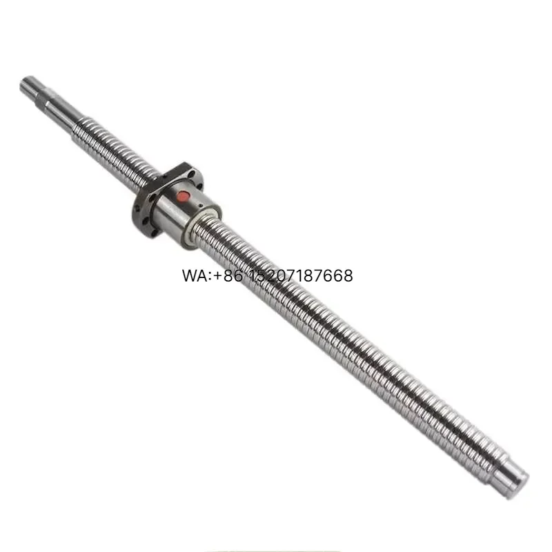Wmwmnu for SFU2510 Cold Rolled Ground Ball Screw Nut Bearing 1000mm 10mm Pitch C5 C7 Precision Stainless Steel CNC Milling
