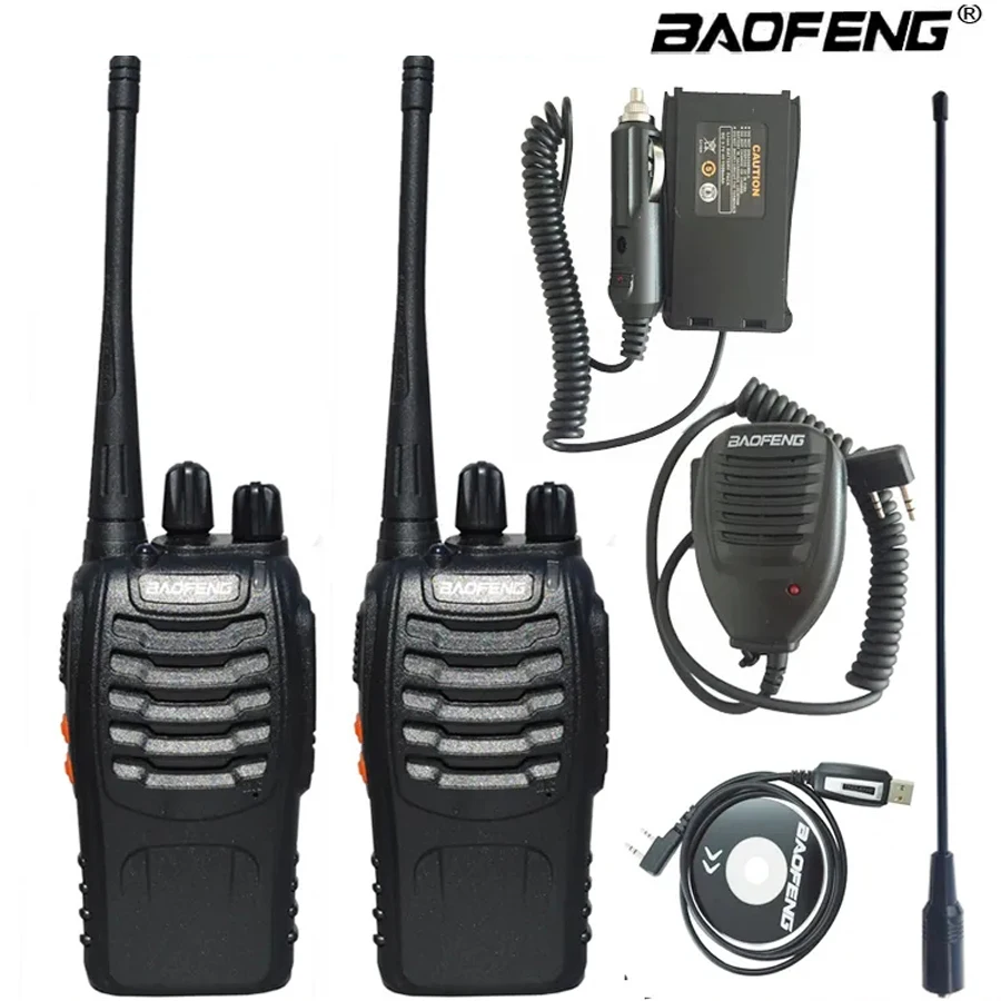 Baofeng BF-888S Walkie Talkie 5W Portable Handheld Walkie-Talkie Transceiver 16 Channel Long Range Two Way Radio For Hunting
