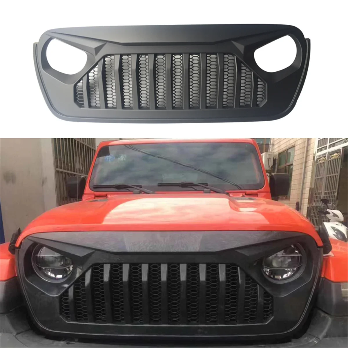 

SXMA JL1066 Grille For Jeep Wrangler JL 2018+