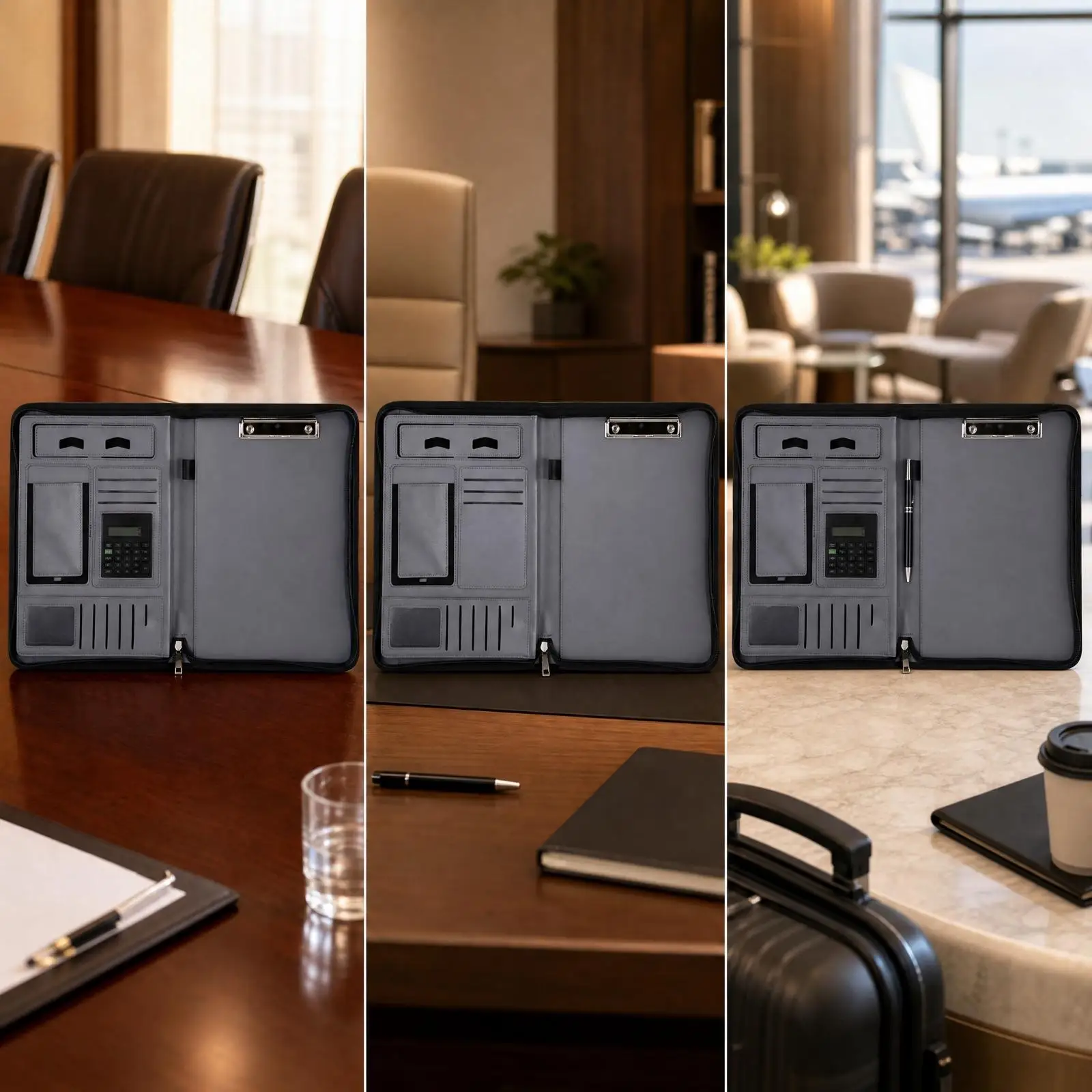 structured-leather-document-organizer-folio-with-clip-and-pockets-for-office-essentials