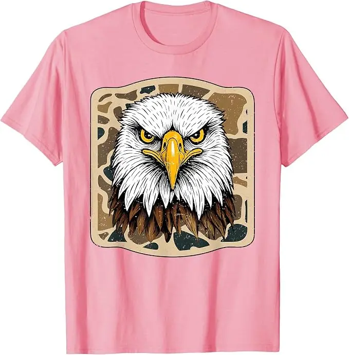 Eagles Camo Football Game Day Schul-Maskottchen Team Spirit T-Shirt Y2k Schul-Football-Team Spirit Kleidung Weiches Baumwoll-Grafik-T-Shirt – Detail 11