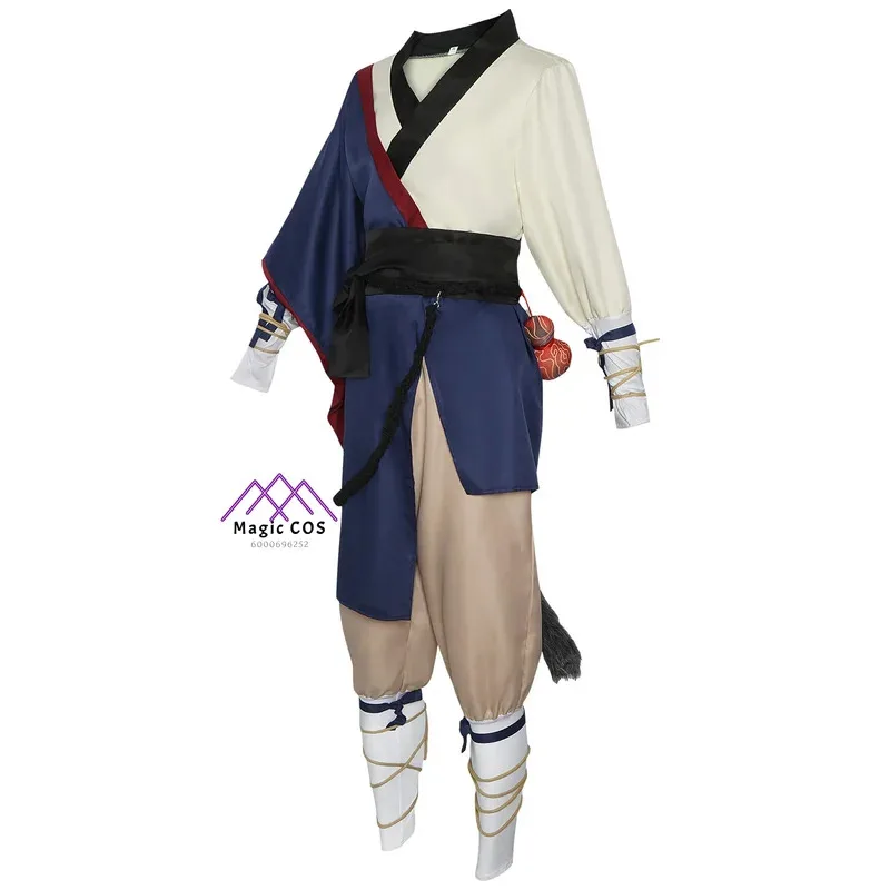 Gioco anime Black Myth Wukong The Destinated One Costume cosplay con maschera Wukong per esposizione di fumetti Vestito da gioco di ruolo di Halloween